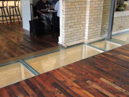 cured glassflooring face