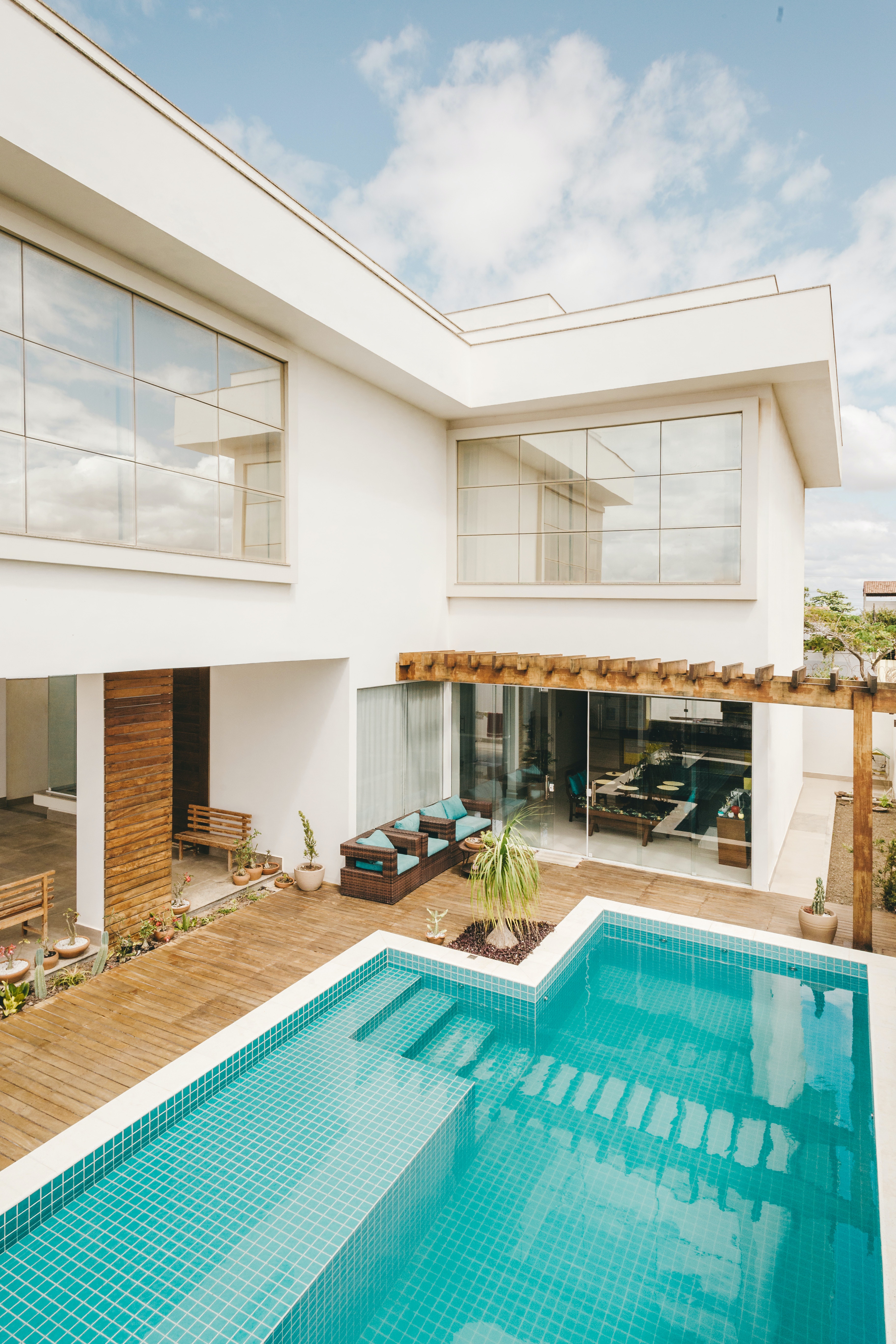 upscale hotel with outdoor pool